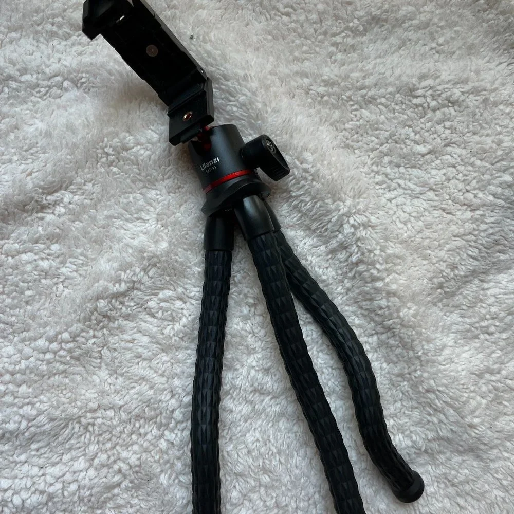 Ulanzi Phone/Camera Tripod with Holder & Cold Shoe Mount